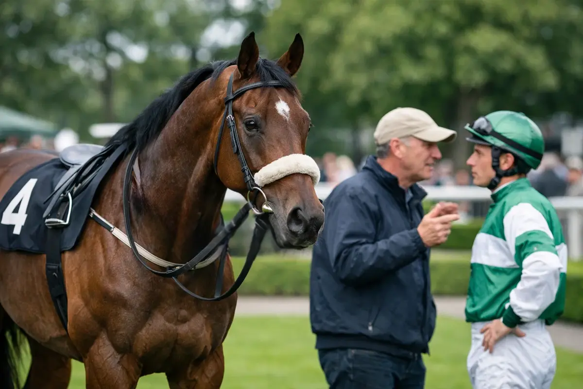 Detaillierte Formanalyse eines Rennpferdes