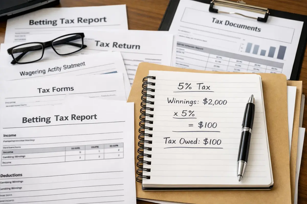 Steuerliche Berechnung für Pferdewetten