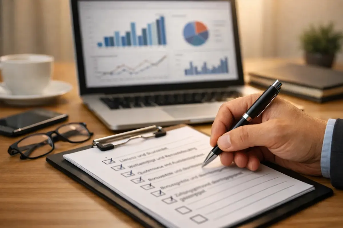 Checkliste f&uuml;r die Bewertung von Wettanbietern